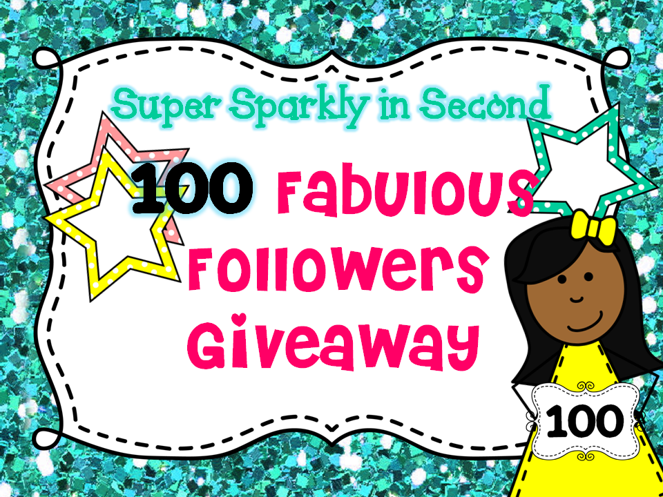 Super Sparkly in Second 100 Fabulous Followers Giveaway!!