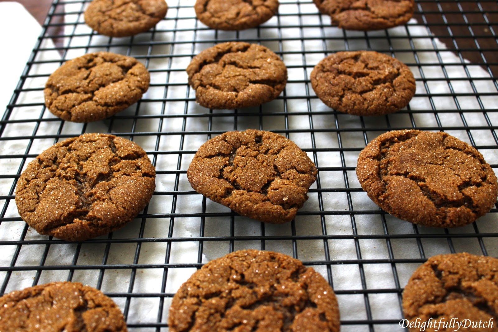 DelightfullyDutch Molasses Cookies