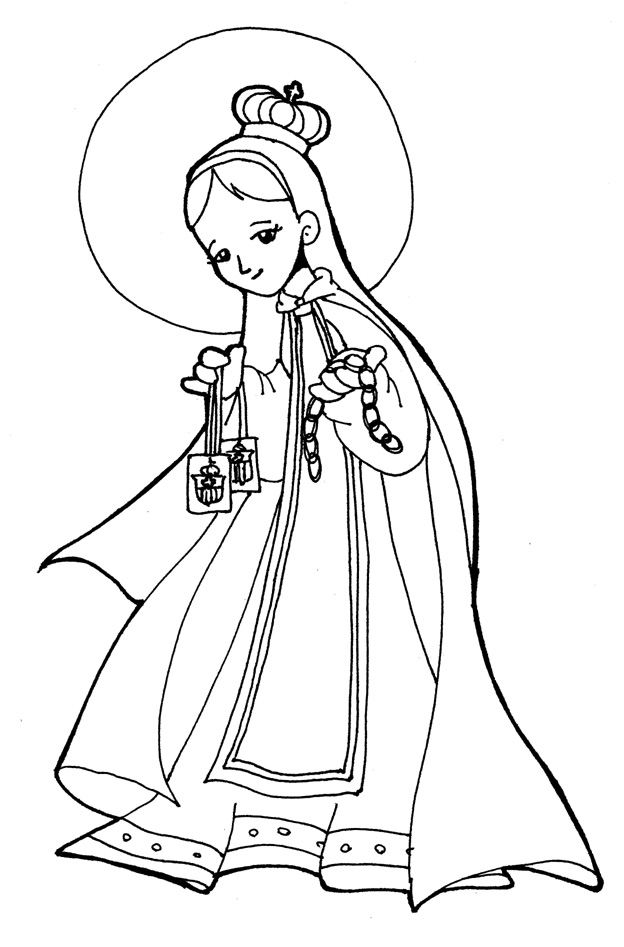 Dibujos Para Catequesis Virgen De La Merced