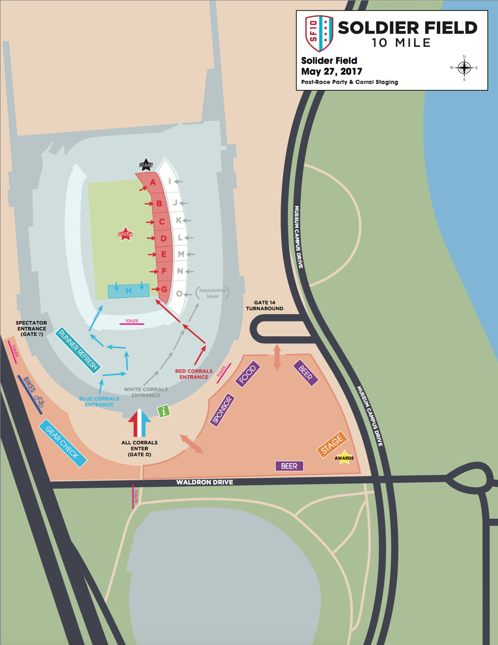 Heather Runs Thirteen Point One quick guide to soldier field 10 mile