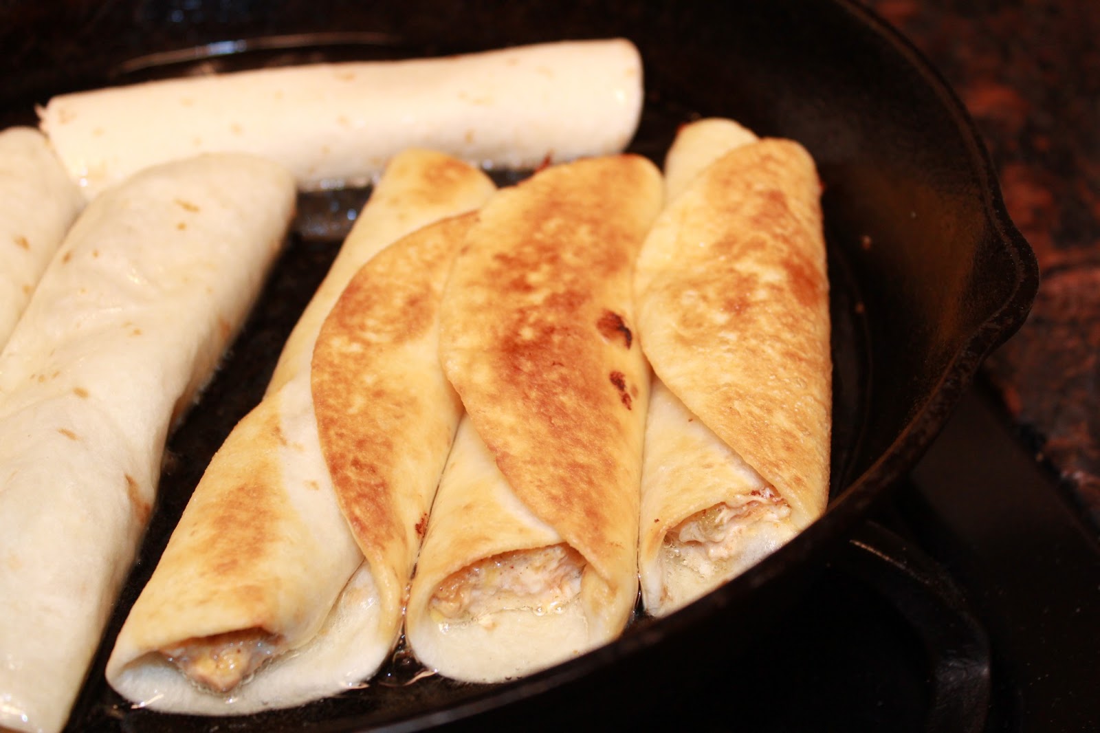 Michelle's Tasty Creations Cheesy Chicken Flautas with Avocado Cream