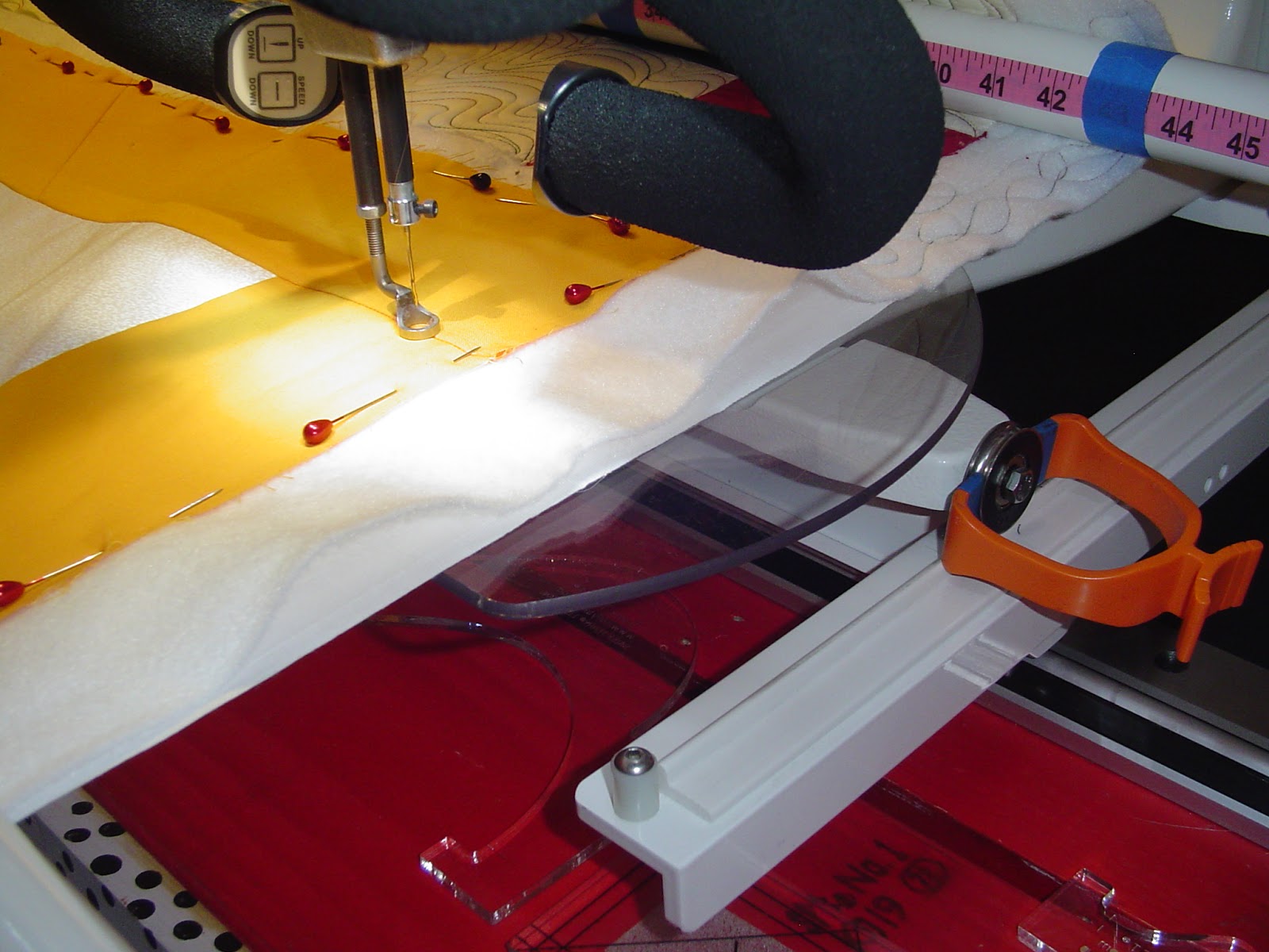 Quilts 'N Things Done By Betty Boop...w/Deb ;) Load that Quilt Top straight and true every