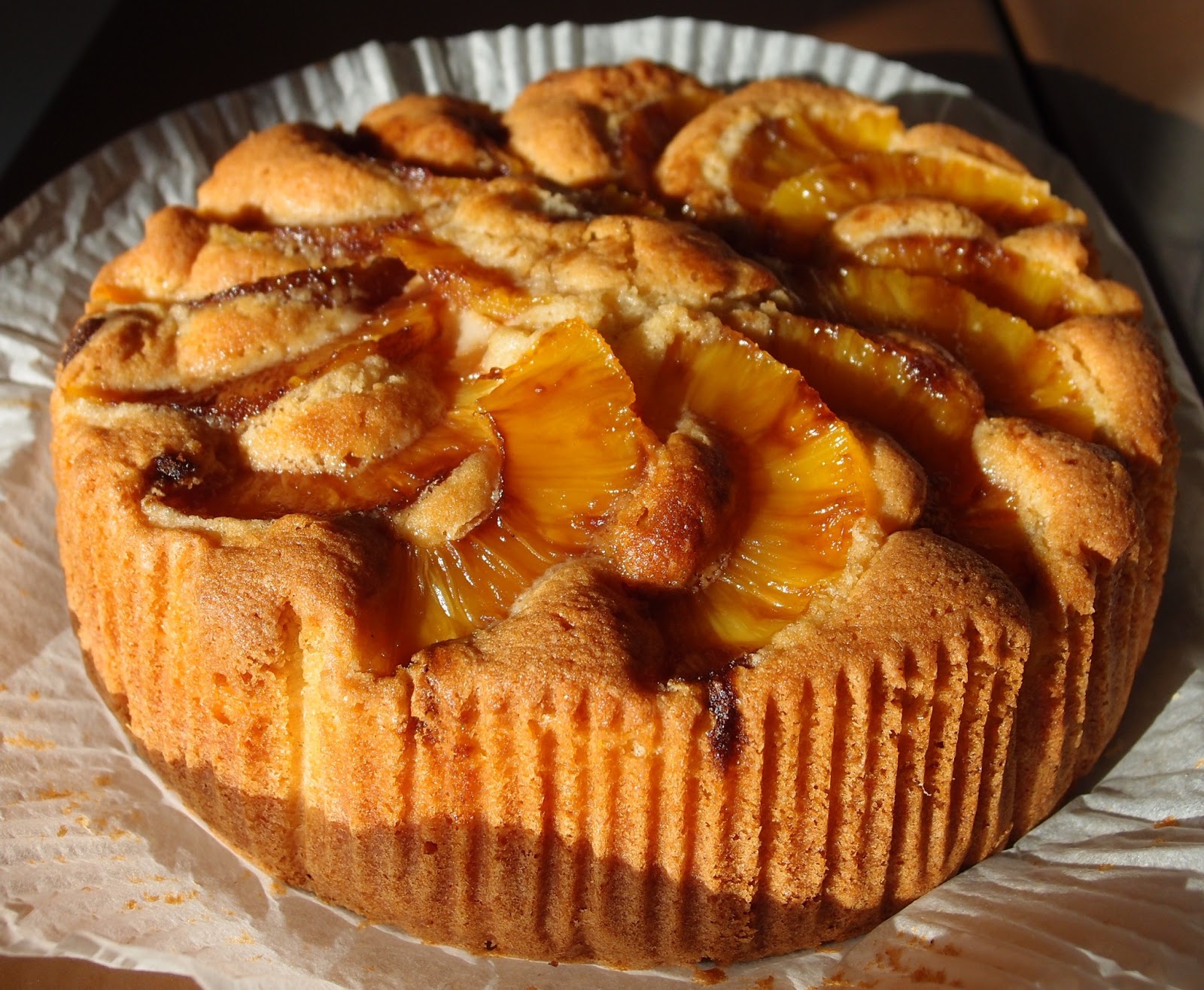 The Caked Crusader Caramalised pineapple and ginger cake