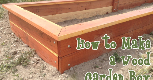 Vegetable Gardening with Mike the Gardener: How to Build a Wood Garden Box