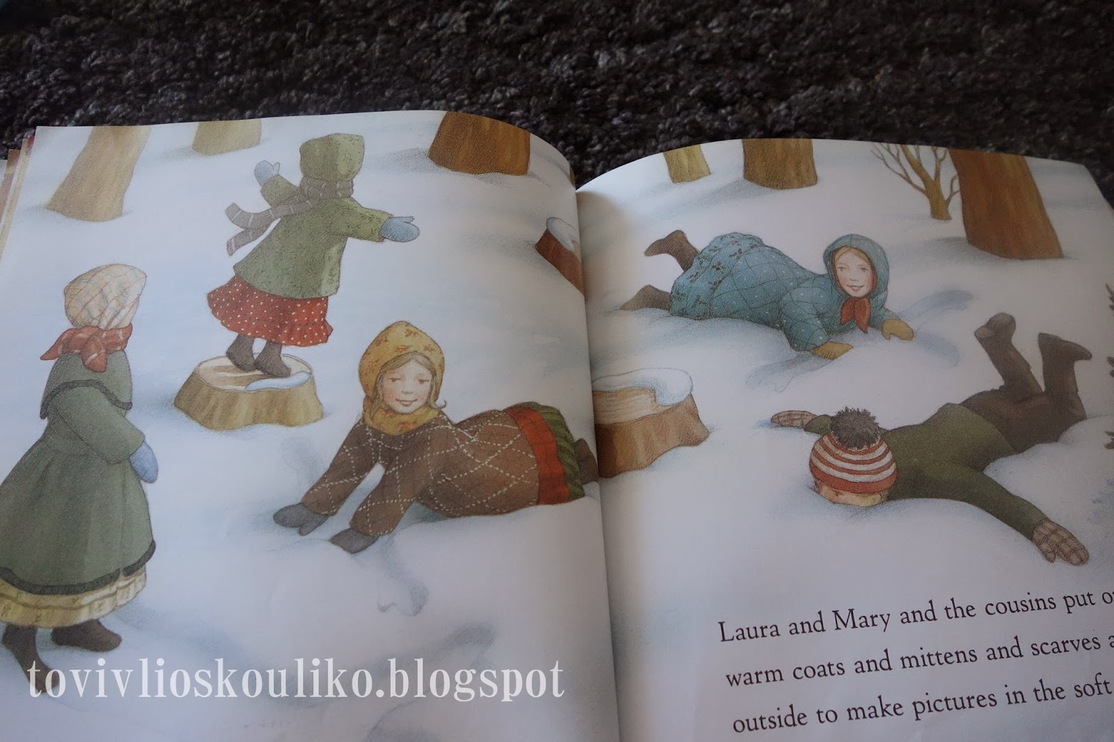 Bookworm 24 βιβλία για τα Χριστούγεννα Christmas in the Big Woods