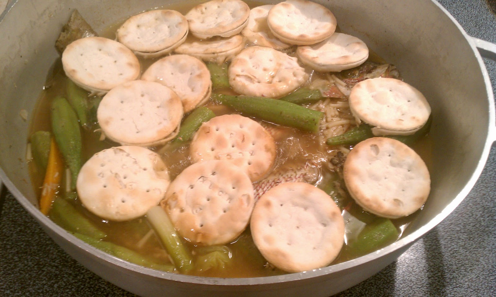 Eat Fit . Live Well Jamaica Steamed Fish & Okra