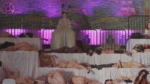 Naked theatre - public performance (Model Tableau Vivant)