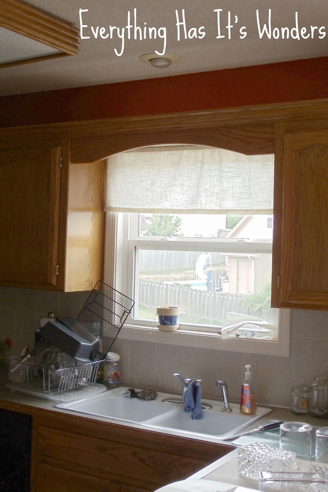 Kitchen cabinet trim ideas Kitchen CabiTrim Over Sink