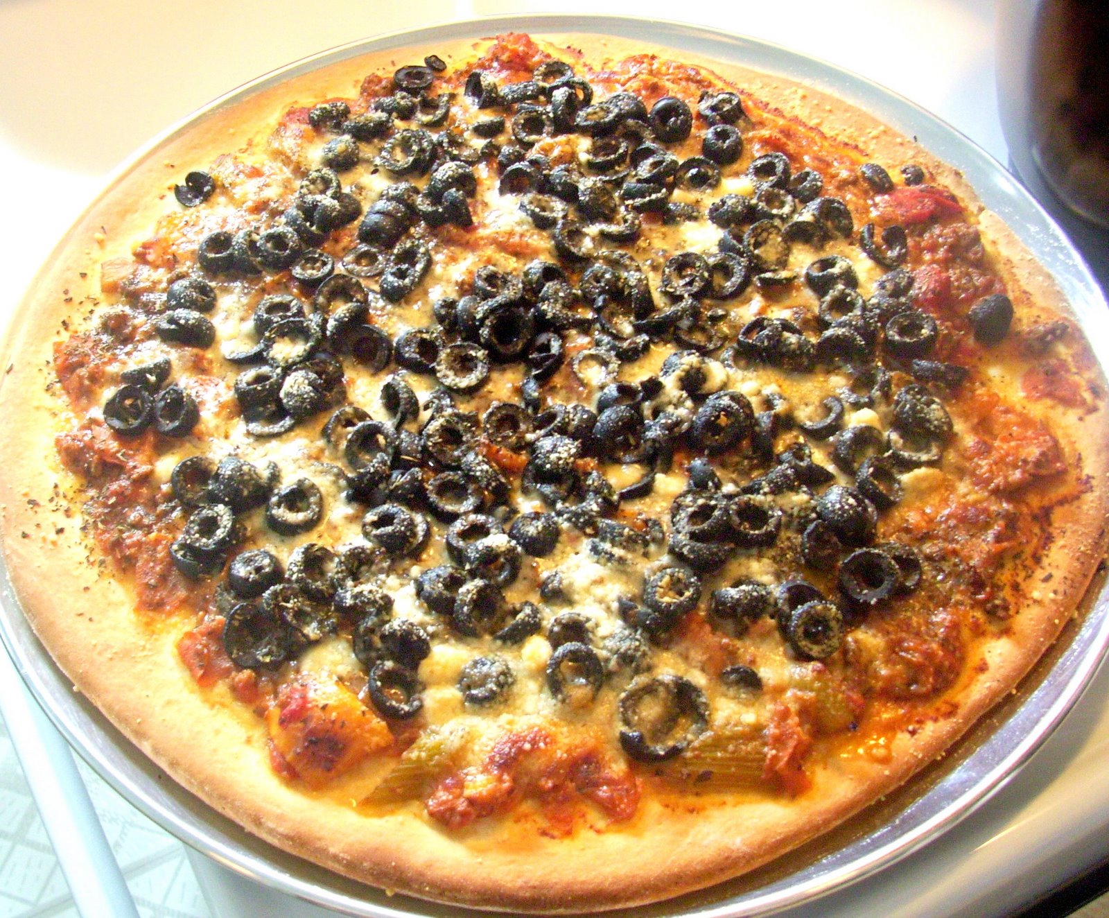 LE BLOG DE DIRLANDAISE Pizza aux olives noires