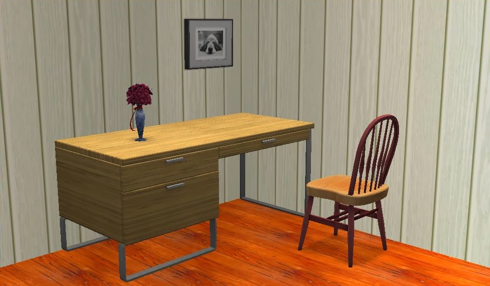 TheNinthWaveSims The Sims 2 The Sims 3 Base Game Desk For The Sims 2