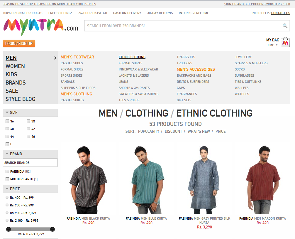 Online payment options for websites in india