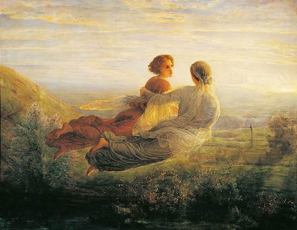 'The Departure of the Soul' by Louis Janmot (1814-1892)