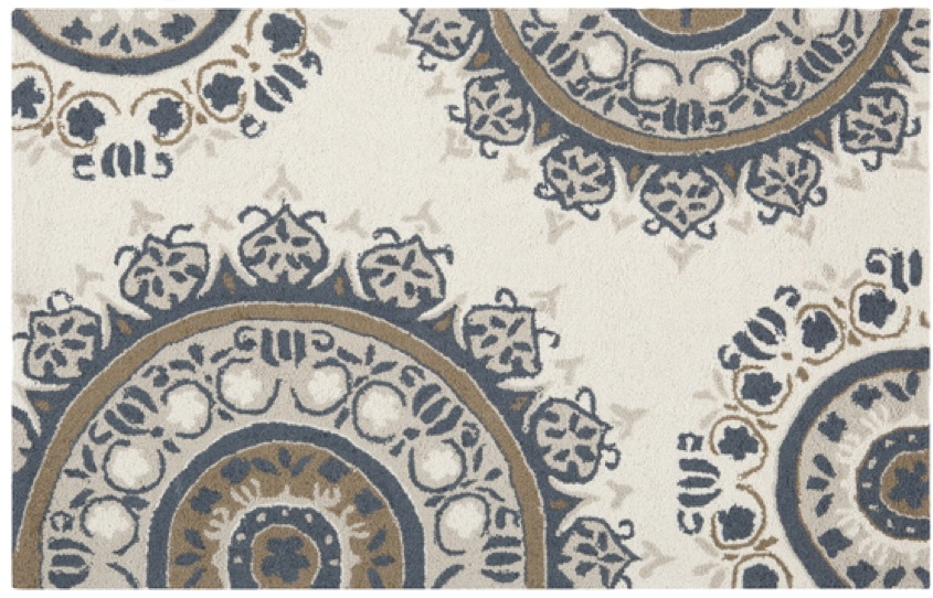 The Yellow Cape Cod Giveaway Which Rug Did She Choose Game Both Rugs Are Available In My This Navy Gray Medallion Wool Rug Has A Ton Of Personality