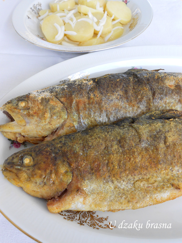 U Dzaku Brasna Pastrmka Pecena U Rerni