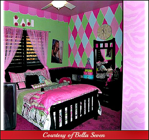 Girls Bedroom Wall Ideas