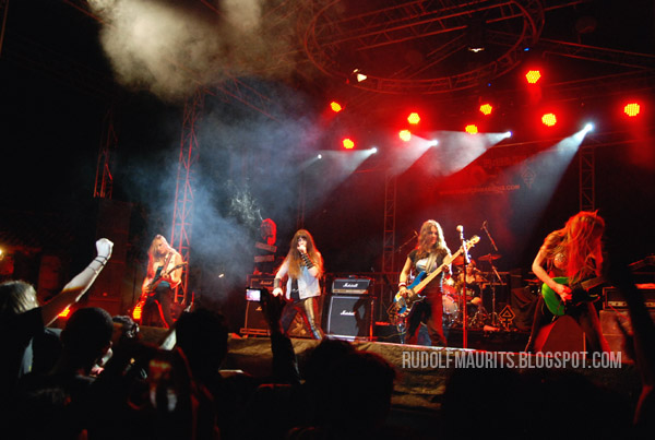 The Iron maidens hailed as The World's Only Female Tribute to Iron Maiden