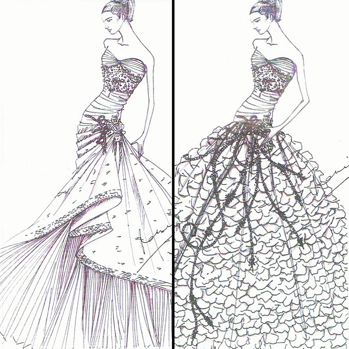 Ball Gown Sketch
