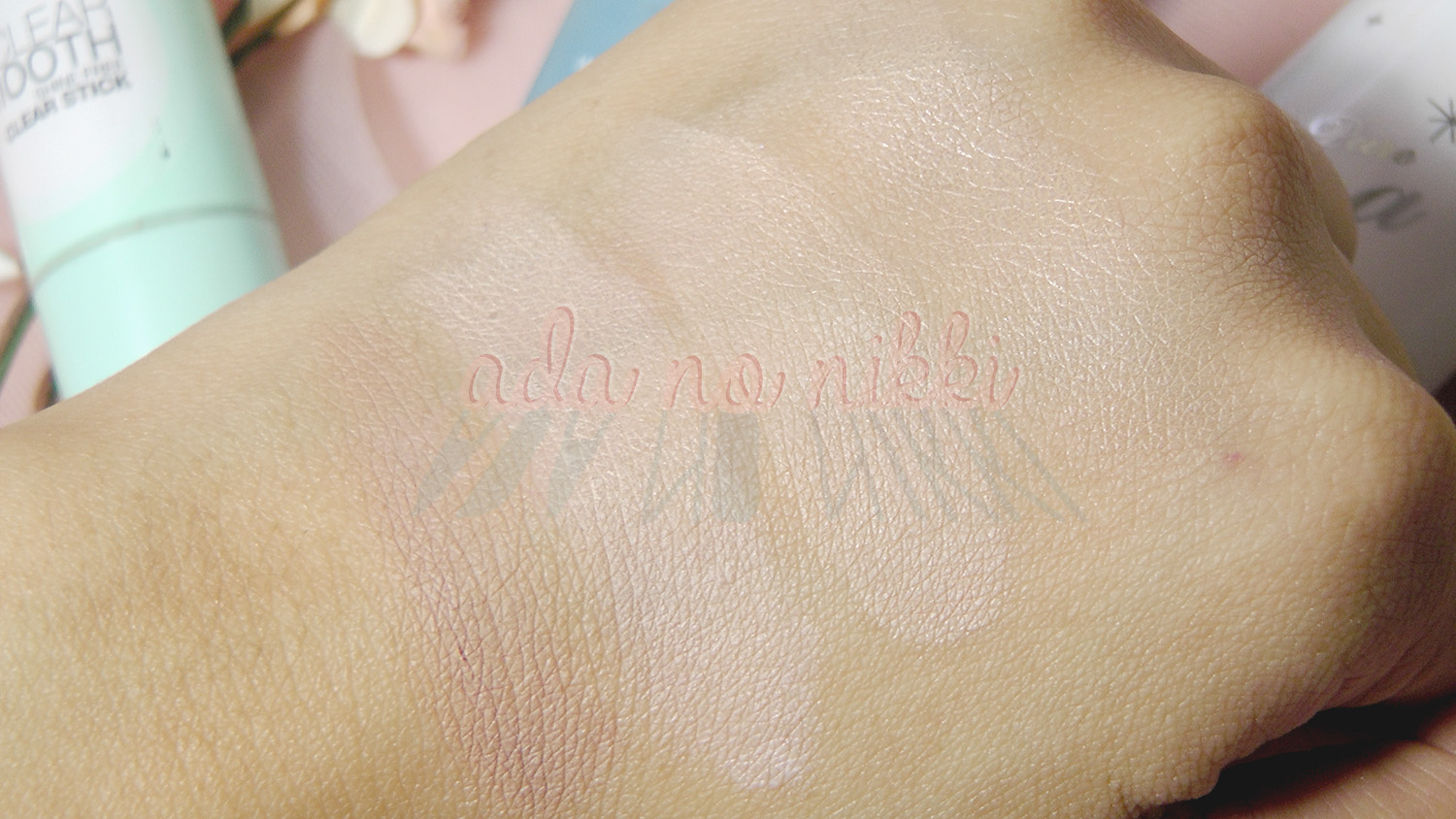 Maybelline's Clear Smooth Shine-Free BB Stick, The Face Shop's Aqua Tinted BB Cream and Tony Moly's Luminous Pure Aura CC Cream, ArtDeco Long-lasting oil-free foundation Maybelline's Clear Smooth Shine-Free BB Stick, The Face Shop's Aqua Tinted BB Cream and Tony Moly's Luminous Pure Aura CC Cream, ArtDeco Long-lasting oil-free foundation
