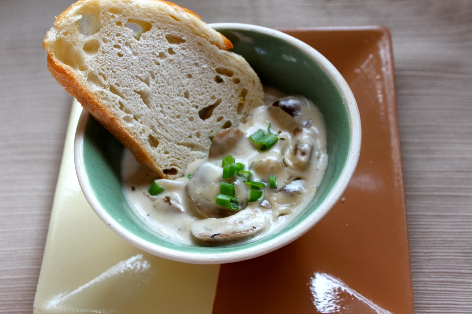 anna's bananas Wild Mushroom Bisque