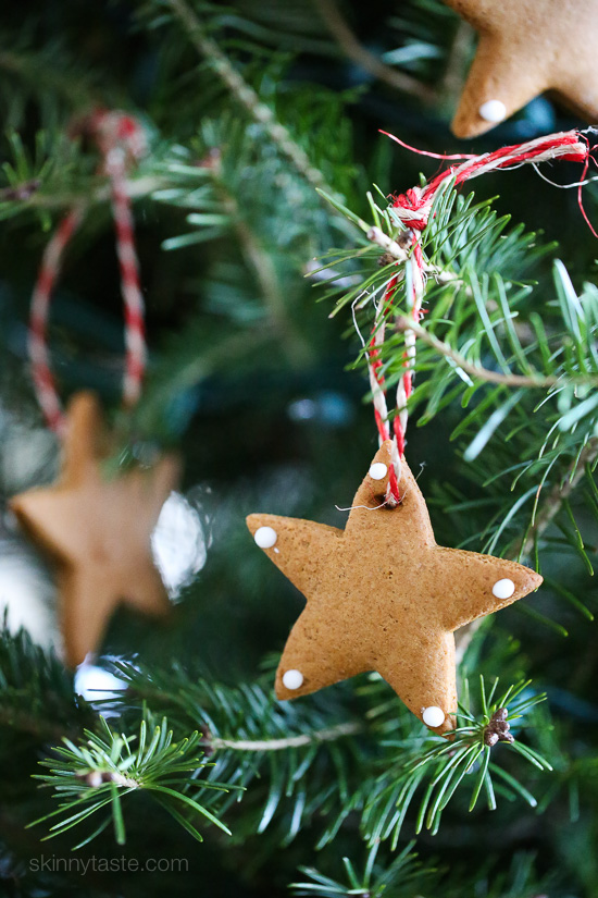 DIY Gingerbread Tree Ornaments – make Christmas ornaments out of gingerbread cookies. A fun project to do with the kids!