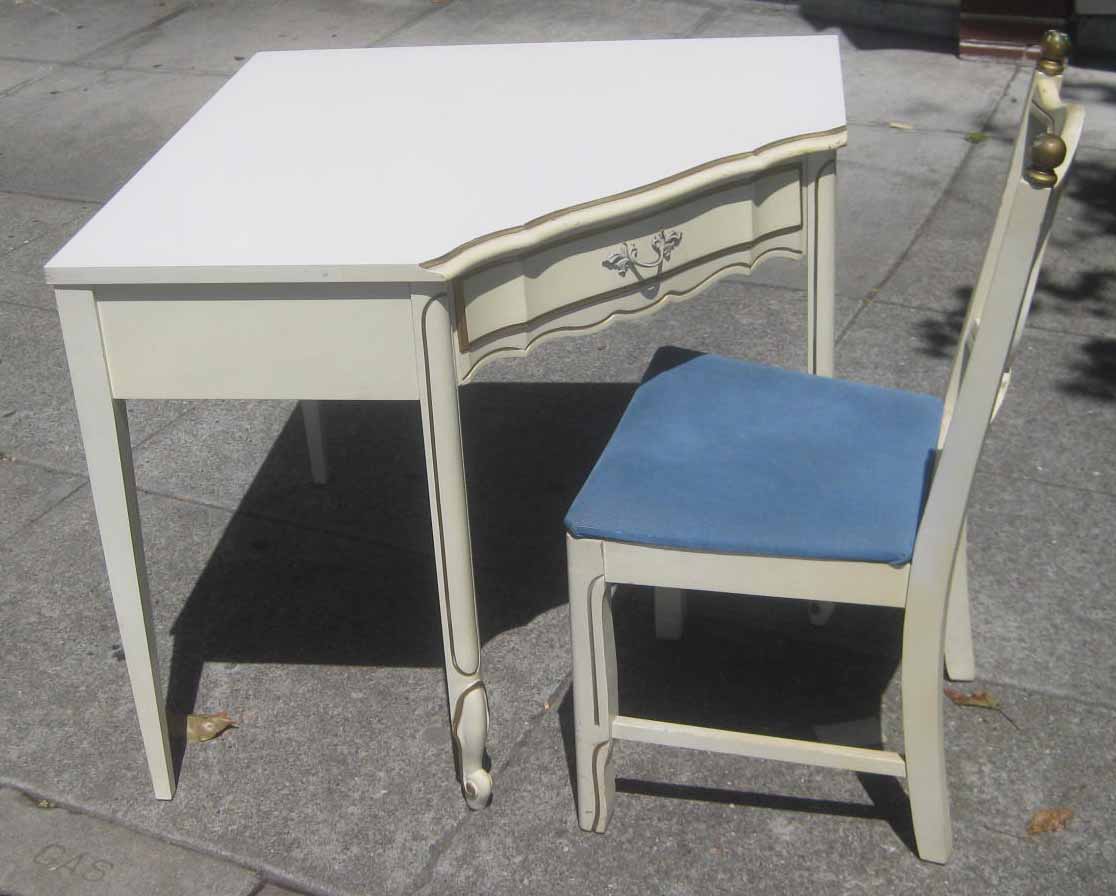 UHURU FURNITURE & COLLECTIBLES SOLD French Provincial Corner Desk with