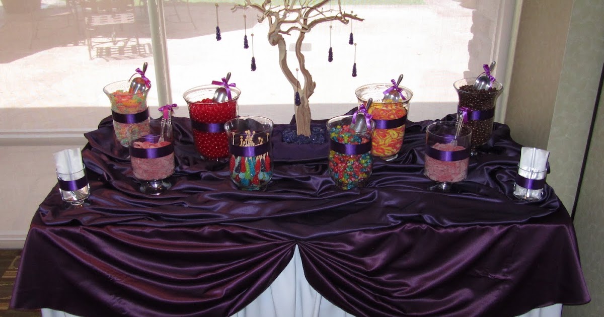 Candy by Brandi Purple & Multicolored Candy Buffet