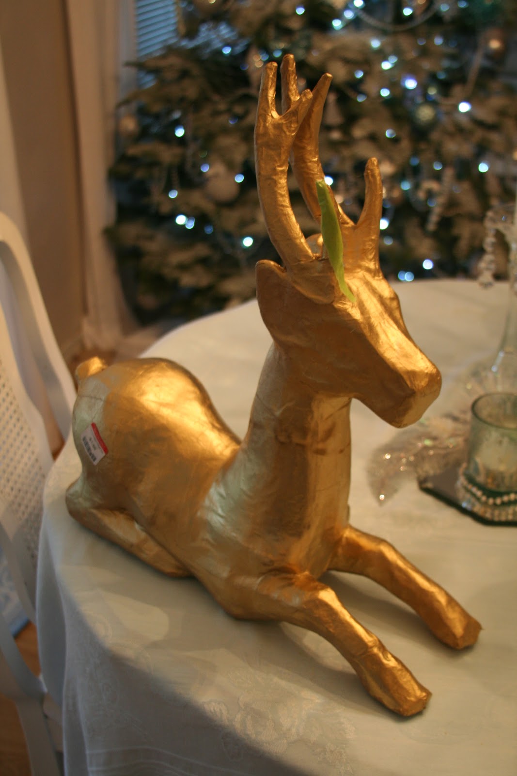 For the love of white Christmas Deer