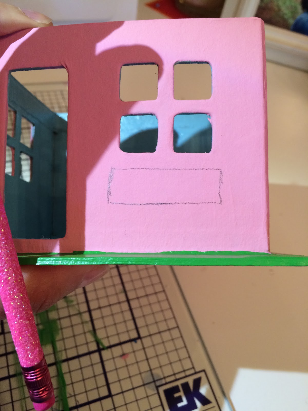 Cut Now, Measure Later Personalized Paper Mache Doll Houses