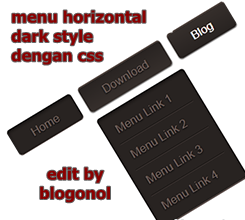 menu horizontal