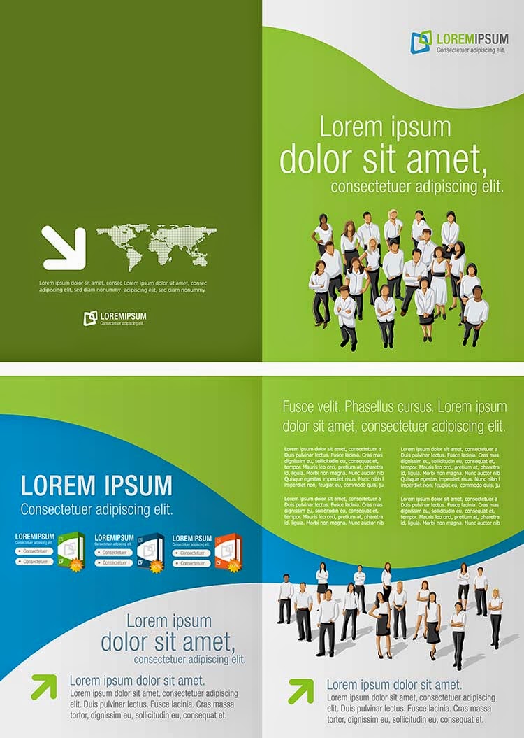 Corporate Brosur Vector Plus