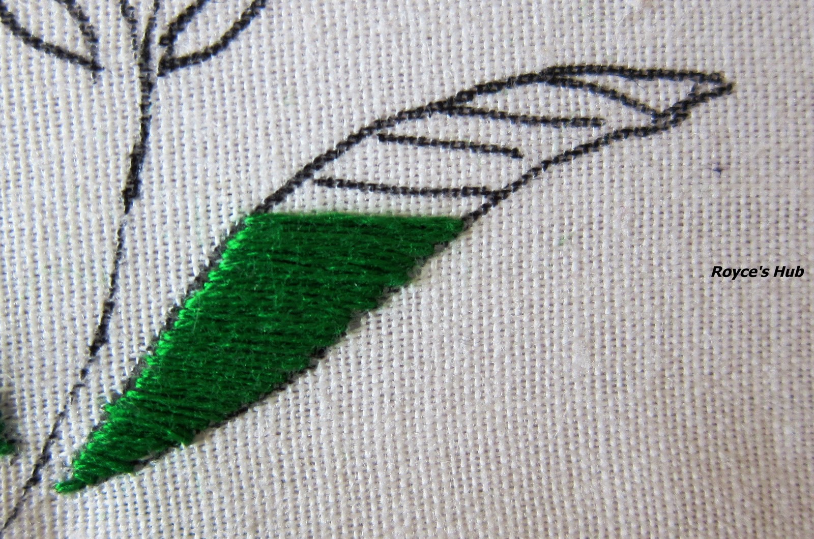 Royce's Hub Basic Embroidery Stitches Satin Stitch