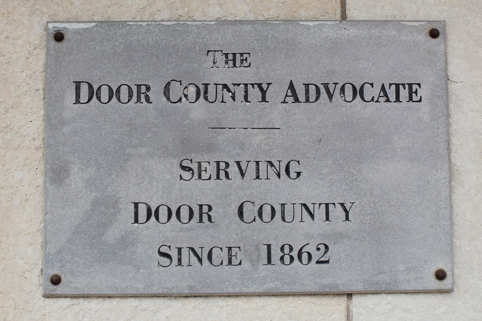 Wisconsin Historical Markers The Door County Advocate