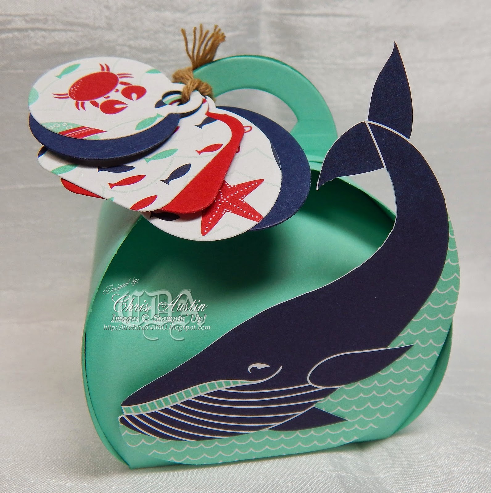 * Luv 2 Cre8 With U! * Maritime Curvy Keepsake Box