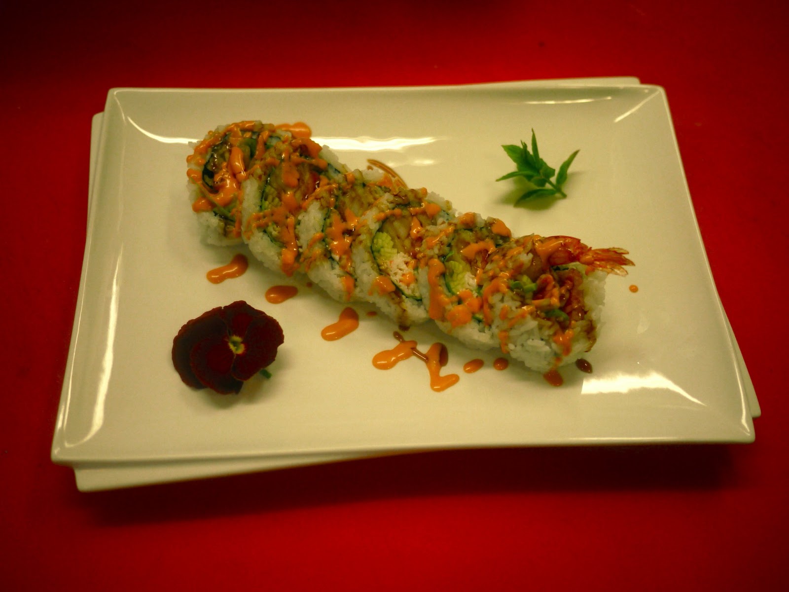 Shawnigan Jen's sushi & Teriyaki (Take-Out): Spicy Dynamite Roll