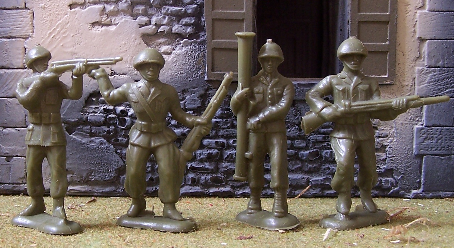 WWII Plastic Toy Soldiers US Infantry Part II