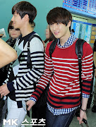 [Photos] 120518 EXO at Incheon Airport to LAX (suho baekhyun)