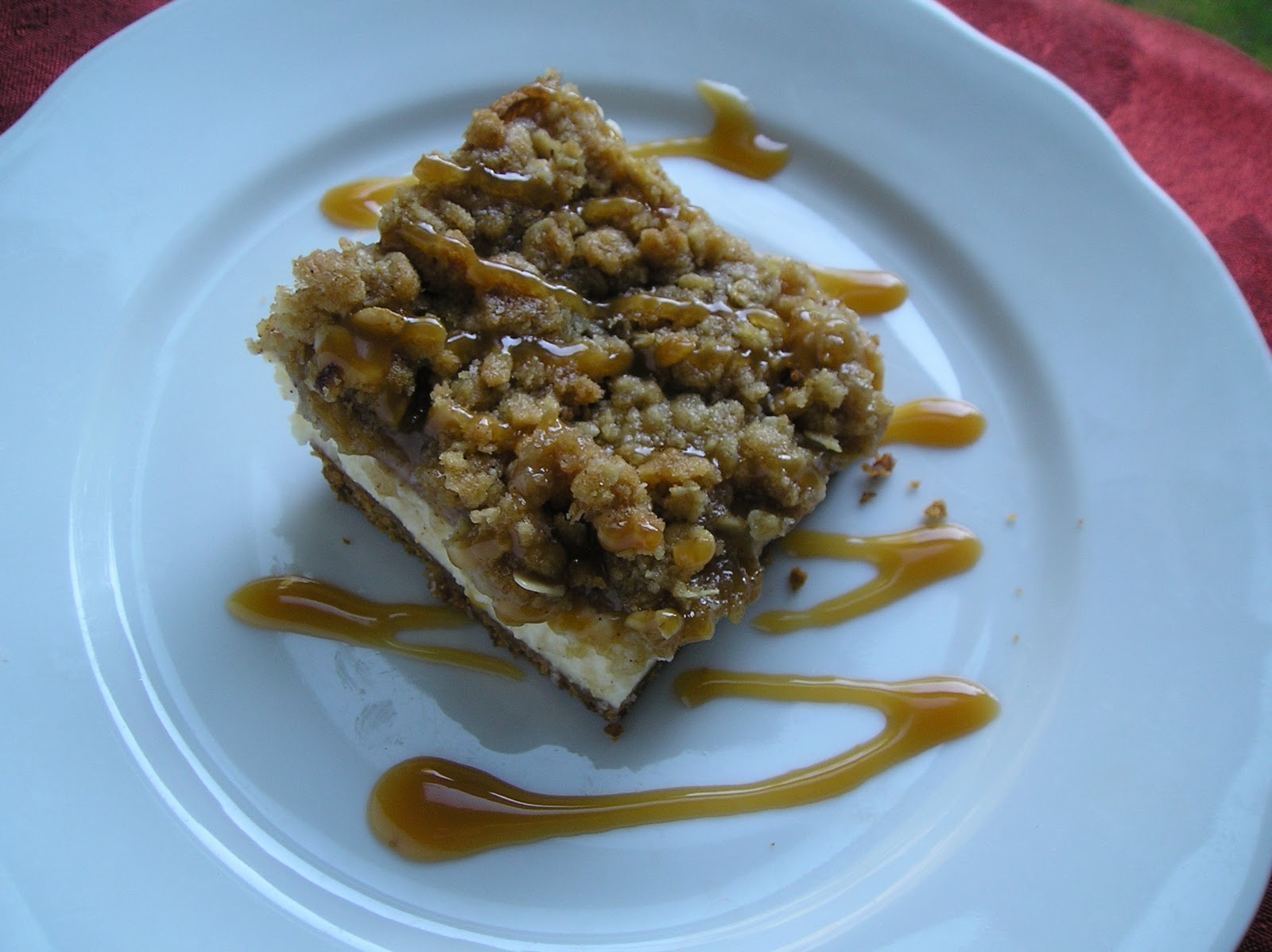 Secret Recipe Club Caramel Apple Cheesecake Bars Edesia's Notebook