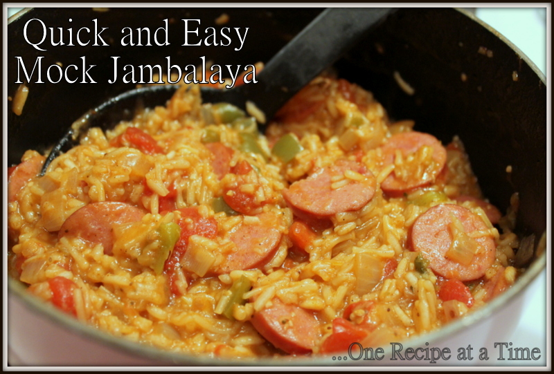Learning the Ropes...One Recipe at a Time Quick and Easy Mock Jambalaya