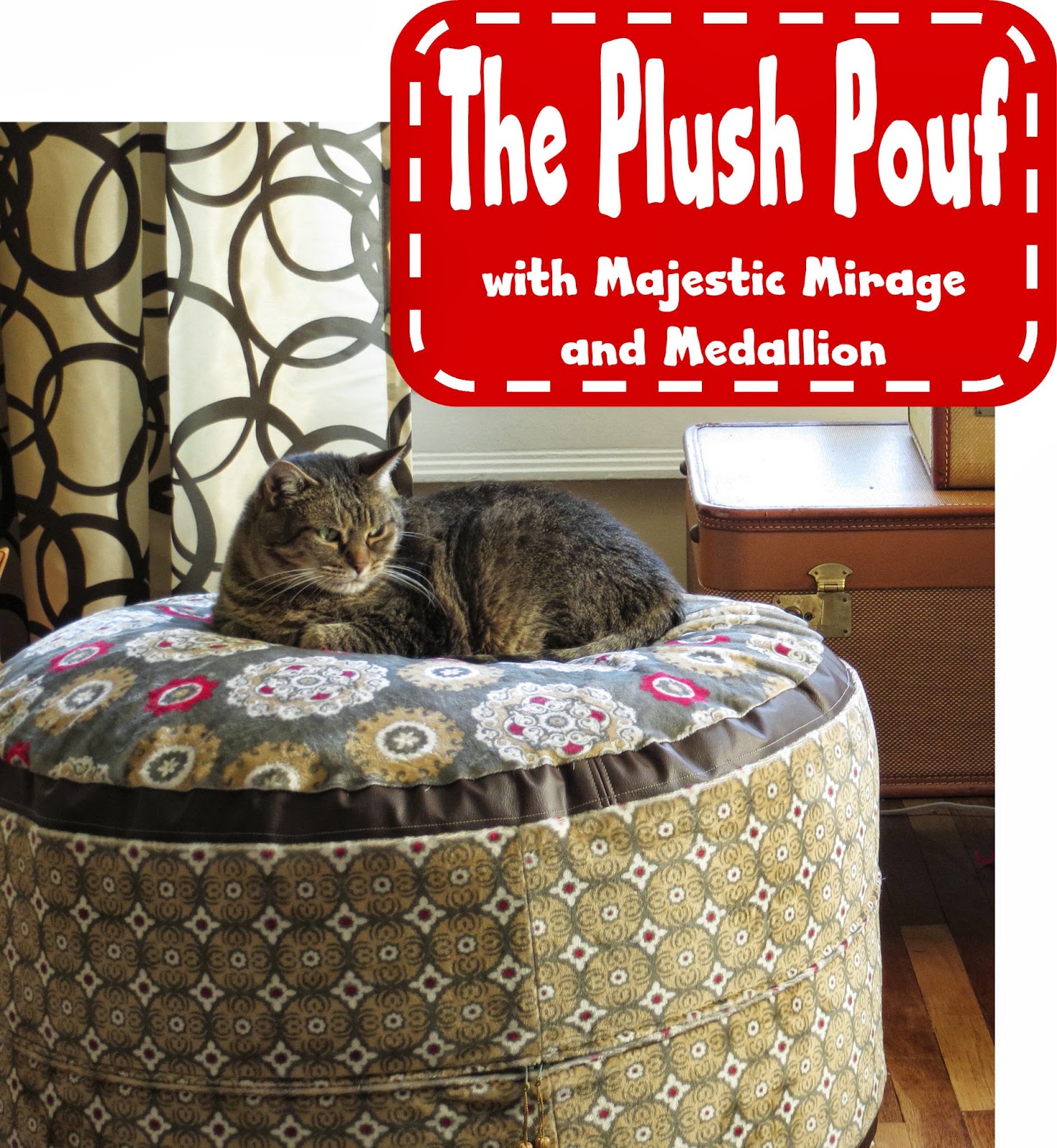 Ms. Elaineous Teaches Sewing The Plush Pouf