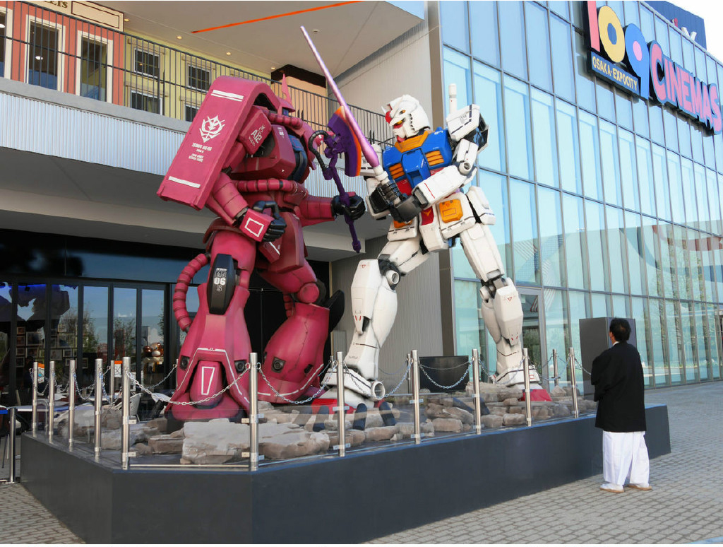 GUNDAM GUY GUNDAM SQUARE & Gundam Cafe] Opening EXPOCITY