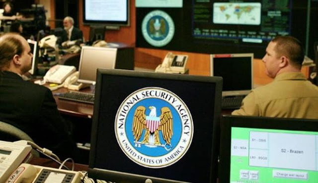 Salah satu ruang operasi Badan Keamanan Nasional AS (NSA) 