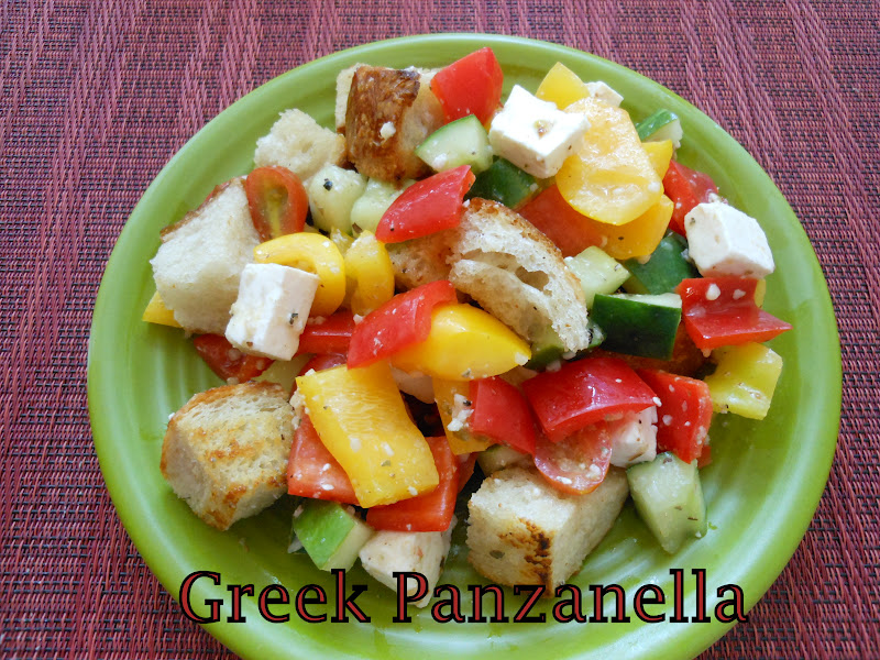 Flavors By Four Greek Panzanella Salad