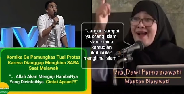 Ceramah Mualaf Mantan Biarawati "Menampar" Komika dan Ceramah Mualaf Mantan Biarawati "Menampar" Komika dan