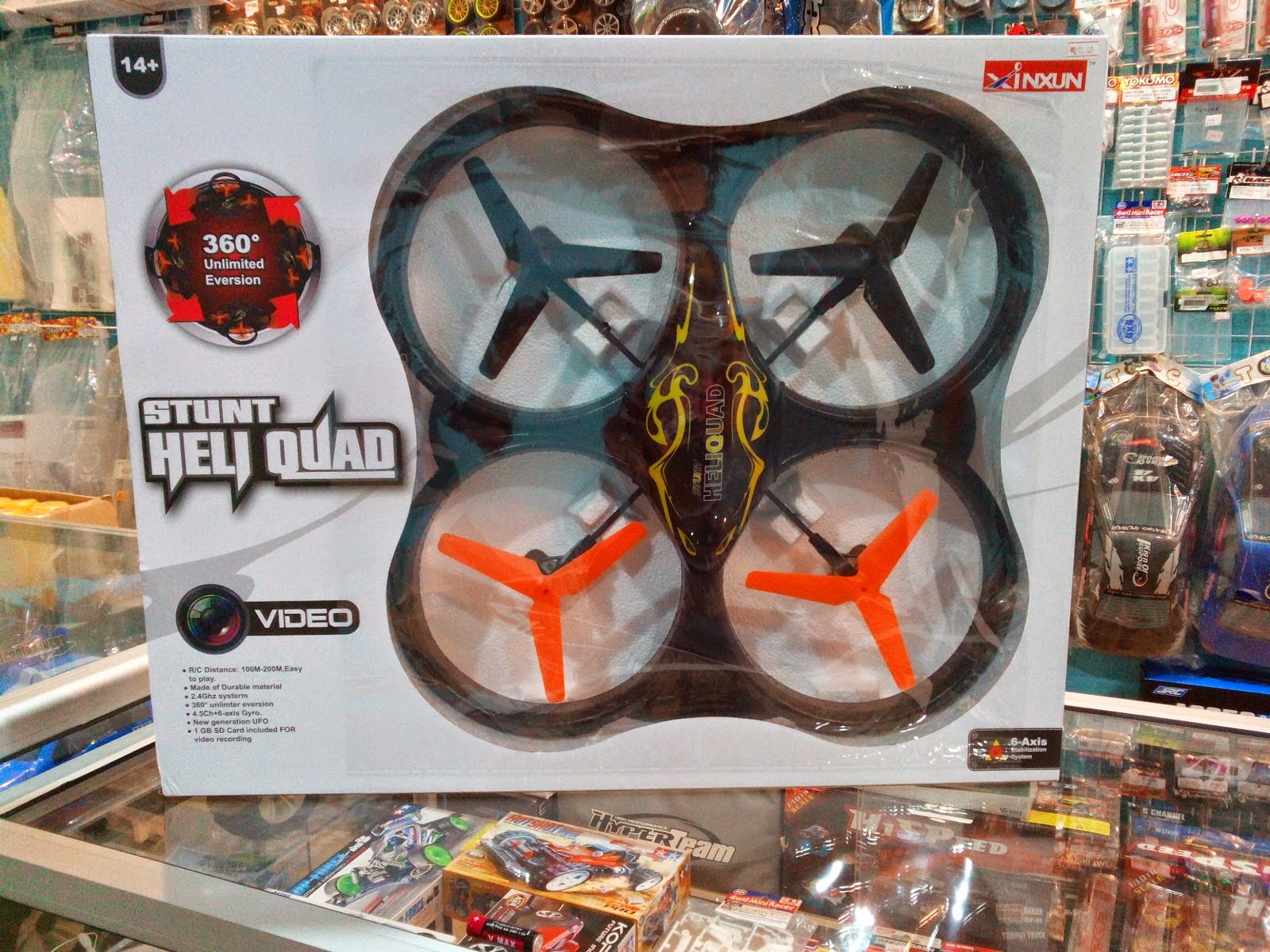 STUNT 360 HELI QUAD COPTER