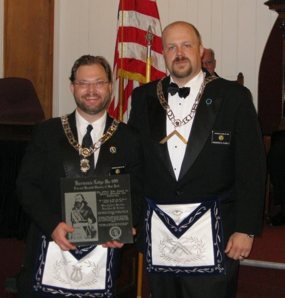 Harmonie Lodge No. 699 Albert Pike Award for Masonic Education and