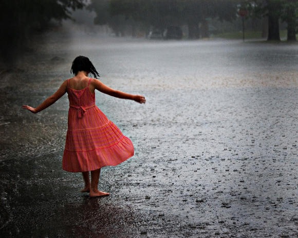 Life isn't about waiting for the storm to pass, it's about learning to dance in the rain