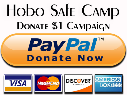 Hobo Safe Camp $1 Donation Campaign
