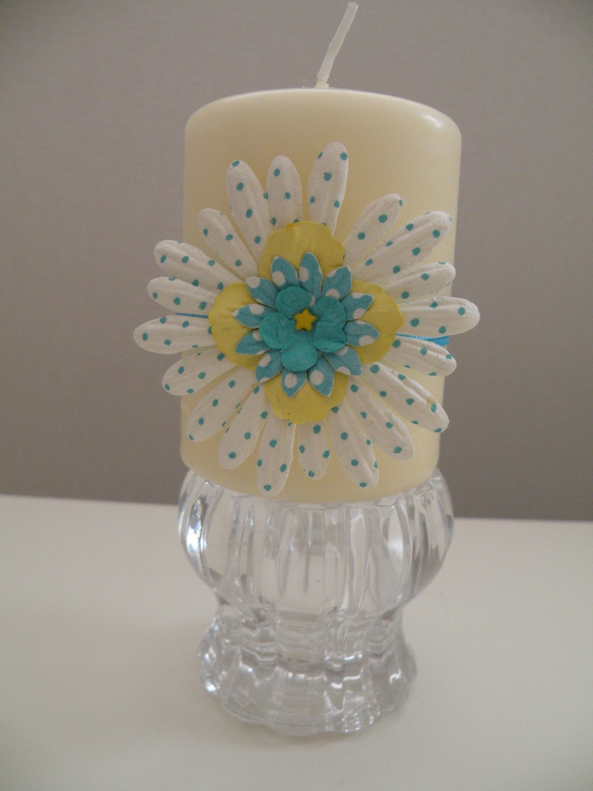 Heart, Hands, Home Floral Candle Party Favors