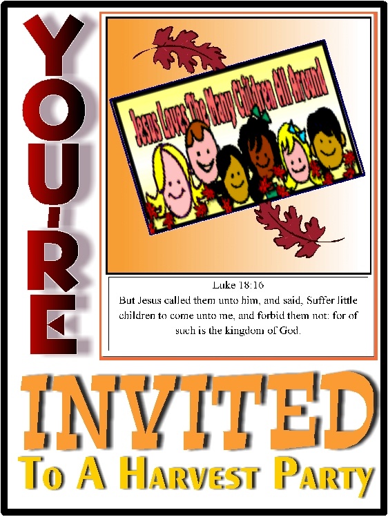 children s gems in my treasure box jesus loves the many harvest party invites