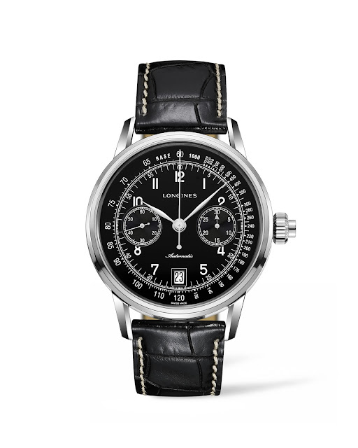 Longines Column-Wheel Single Push-Piece Chronograph